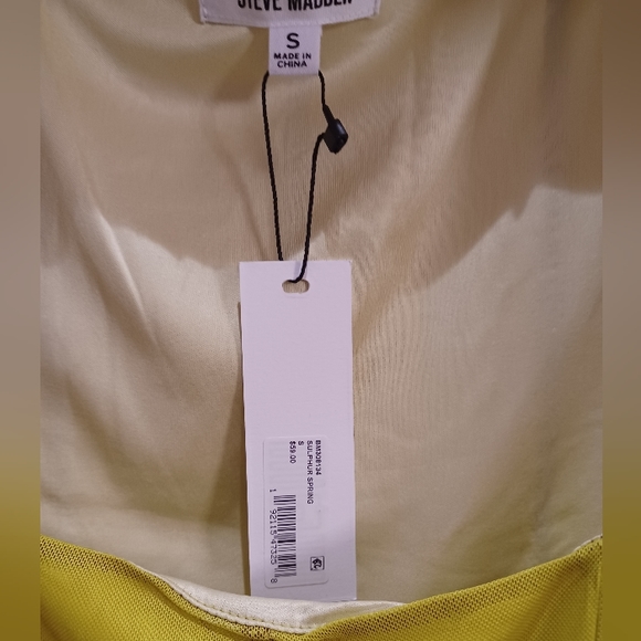 STEVE MADDEN Freya Mini Dress in Sulphur - Picture 8 of 10